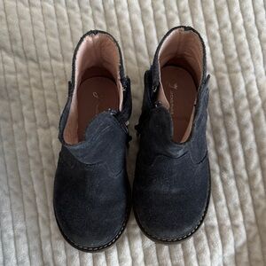 Jacadi Navy Suede Kids Boots Retail $119